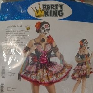 Day of the Dead NWT Halloween Costume Size XL
